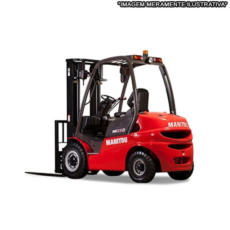 Empilhadeira Manitou 10ton com Cabine