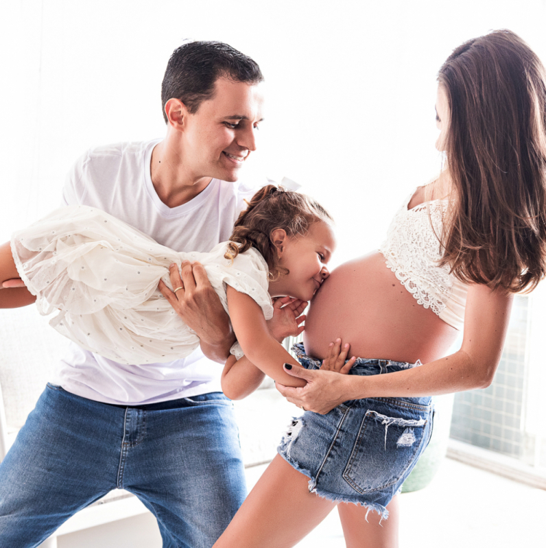 Ensaio Família em Casa