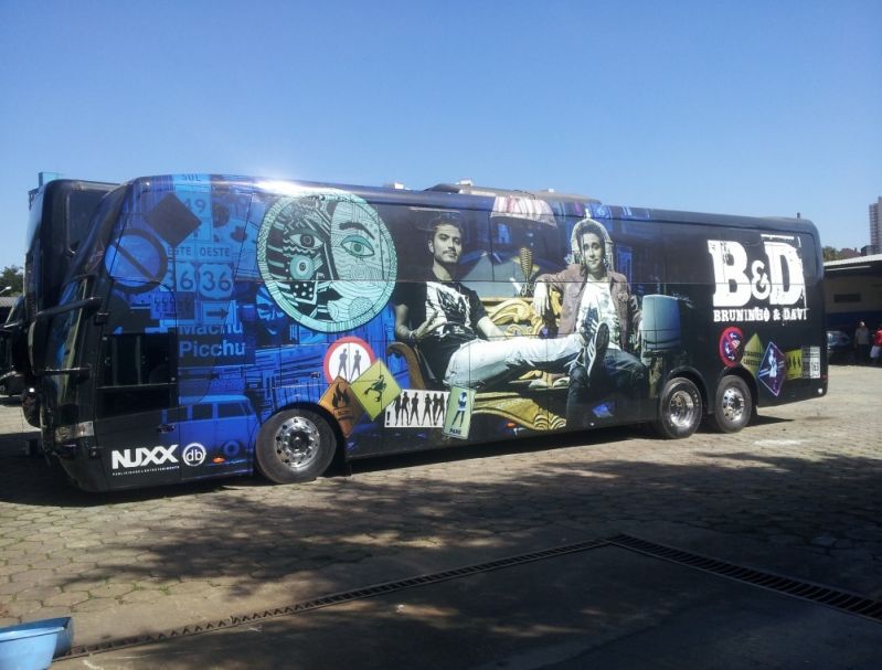 Envelopamento de ônibus no ABC