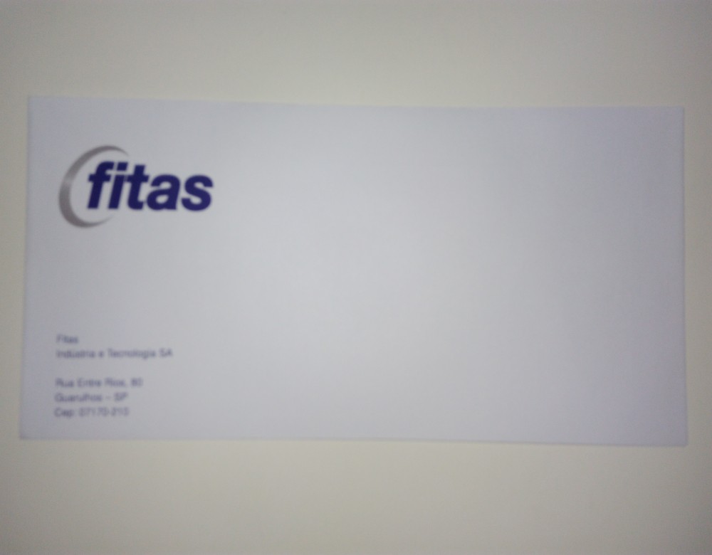 Envelope Branco Personalizado