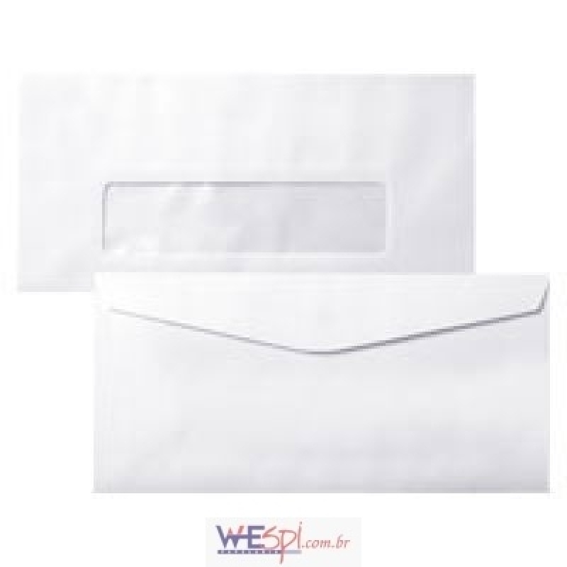 Envelope com Janela Transparente