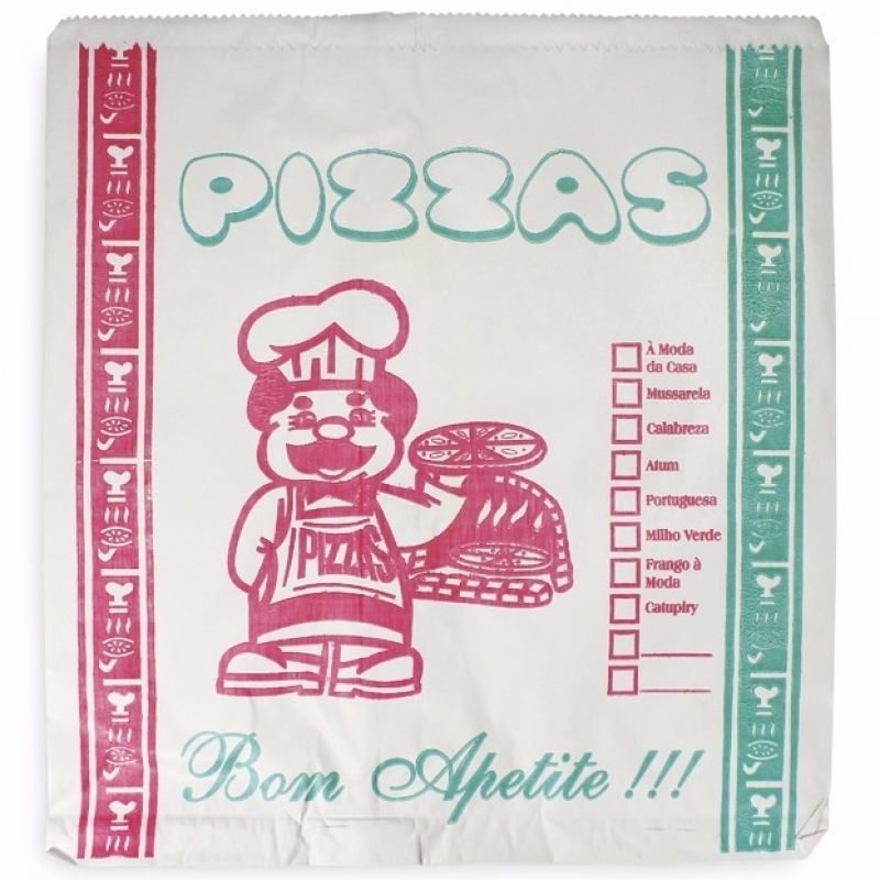 Envelope para Pizza com Logotipo