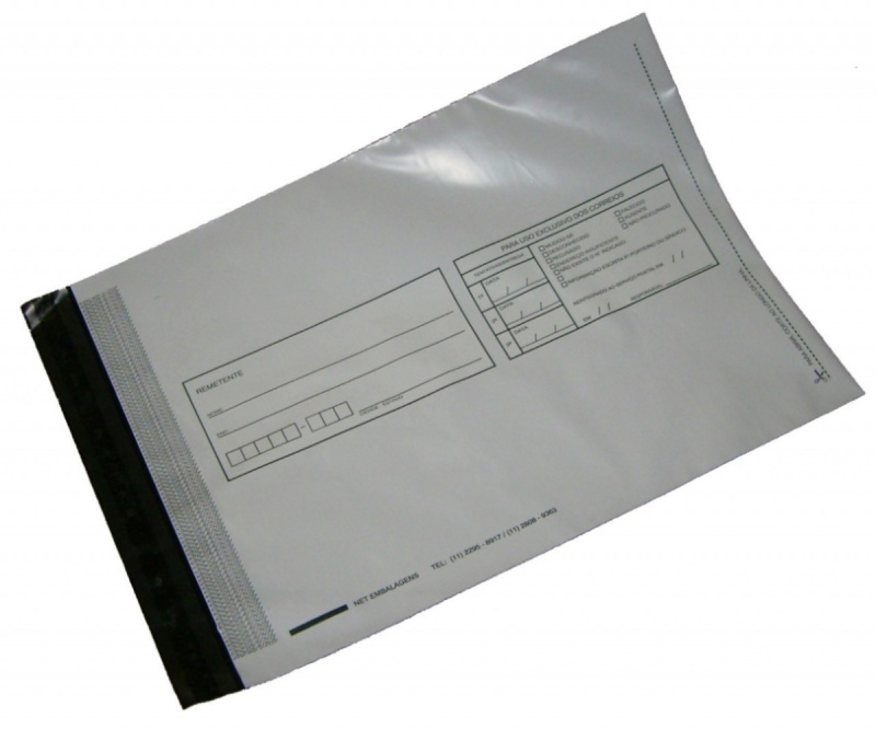 Envelopes de Plástico para Correio Personalizados