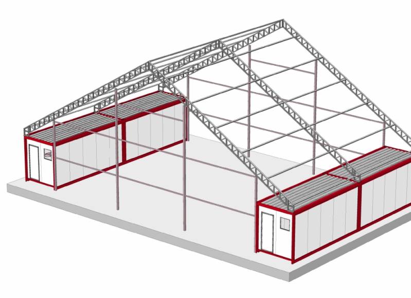 Estrutura Metálica para Garagem Industrial