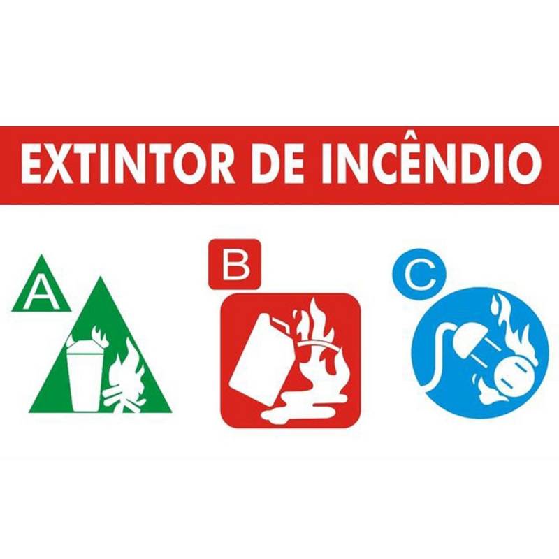 Extintor de Incêndio a B C