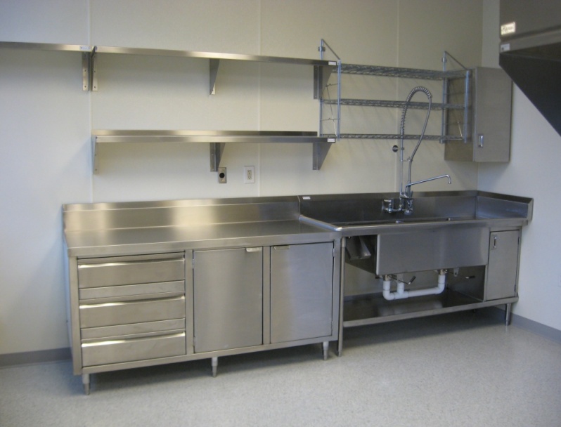 Gabinete de Inox com Pia