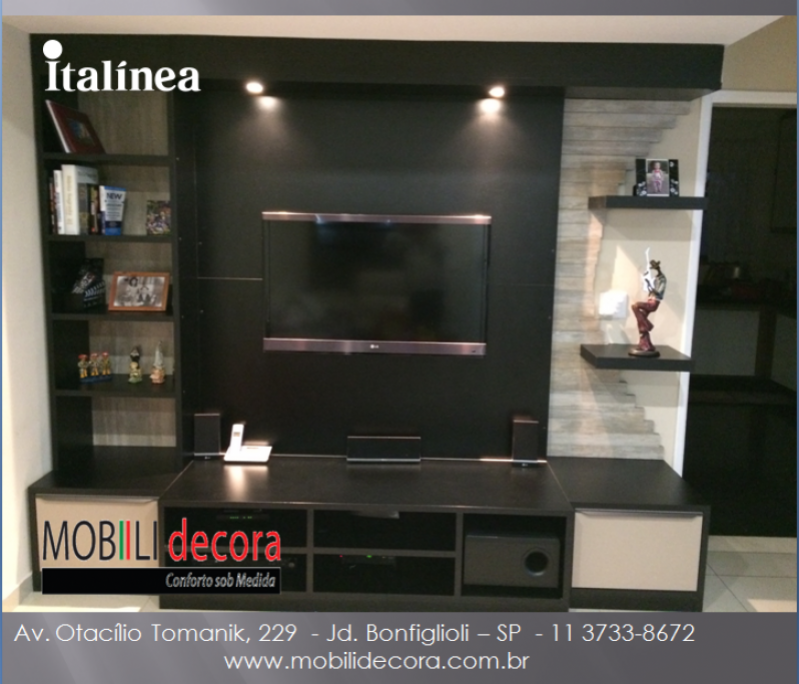 Home Theater Planejado Apartamento Pequeno