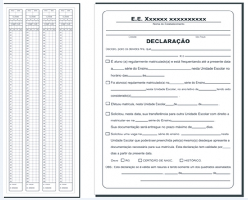 Impressão Certificado Escolar