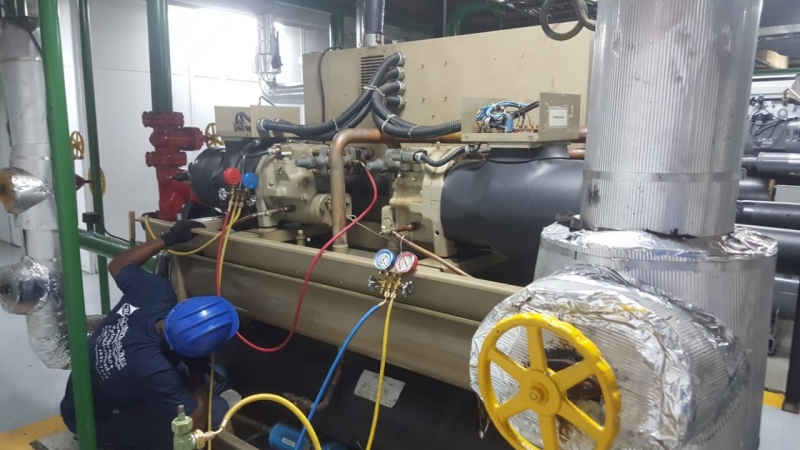 Instalação Compressor