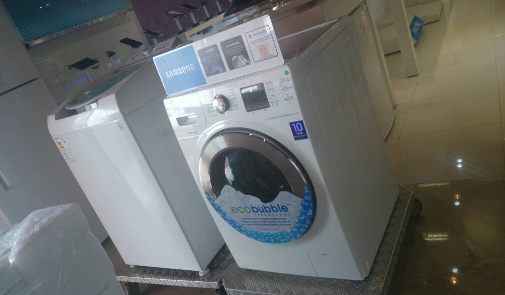 Instalação de Máquina de Lavar e Secar Samsung