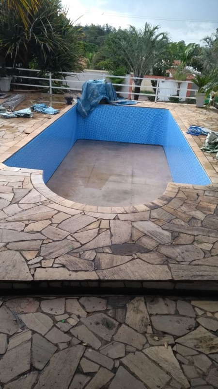 Instalação de Vinil para Piscina Pequena