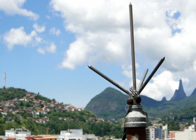 Instalação para Raio em Galpão