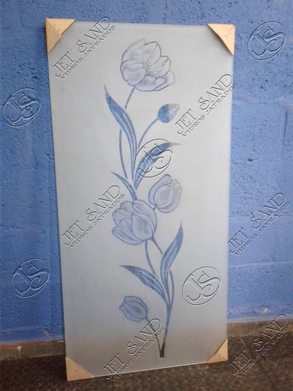 Jateado Decorativo Vidro