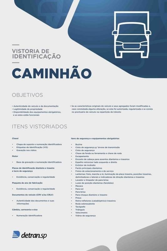 Laudo de Vistoria para Caminhão