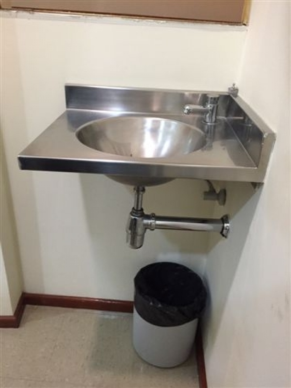 Lavabo de Aço Inox