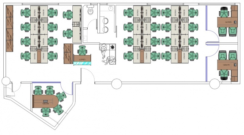 Layout e Móveis Planejados para Escritório