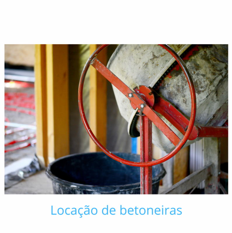 Locação Betoneira 400l