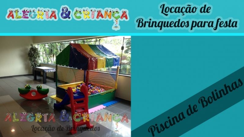 Locação de Piscina de Bolas Infantil