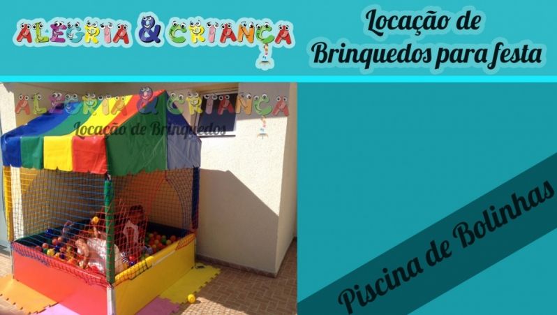 Locação de Piscina de Bolinhas Infantil SP