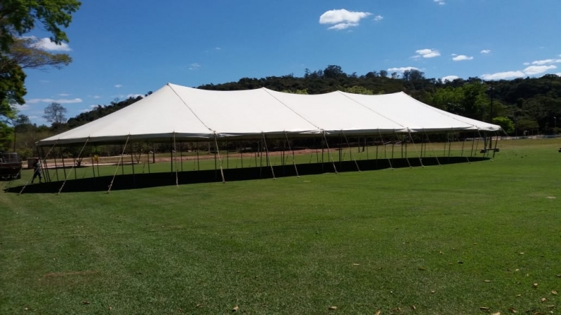 Locação de Tenda Modelo Circo 16x38 Mts