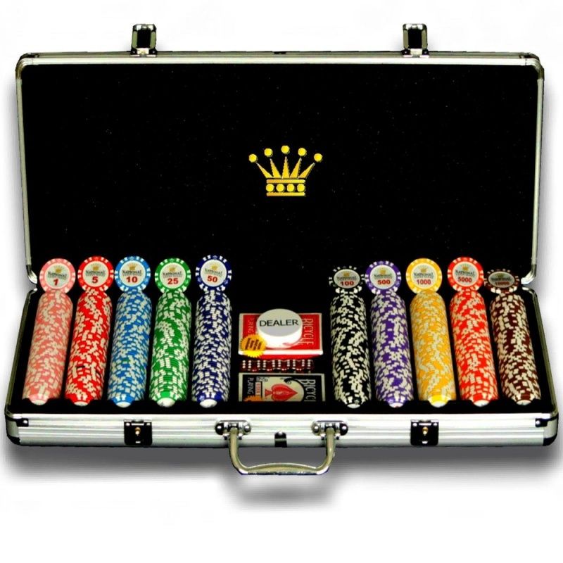 Maleta de Poker com 500 Fichas