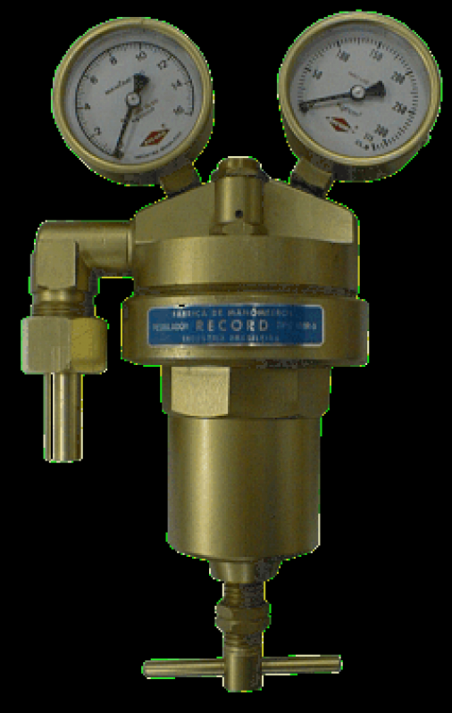 Manômetro e Regulador de Pressão 1/4 para Compressor de Ar