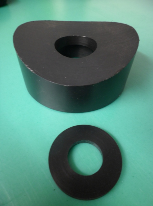 Material Plástico Poliacetal para Flanges