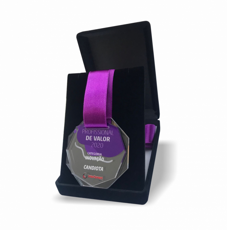 Medalha de Prata Personalizada