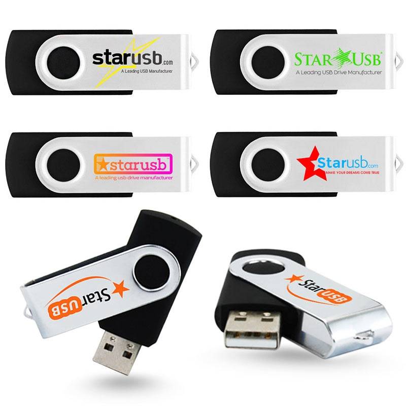 Pen Drive Giratório Personalizado