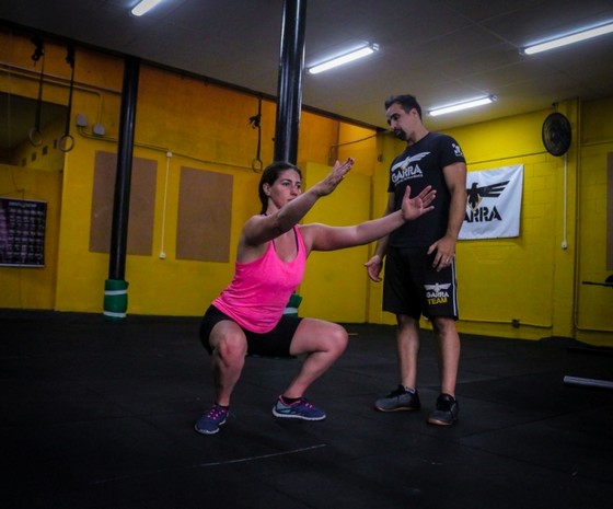 Personal de Crossfit na Academia