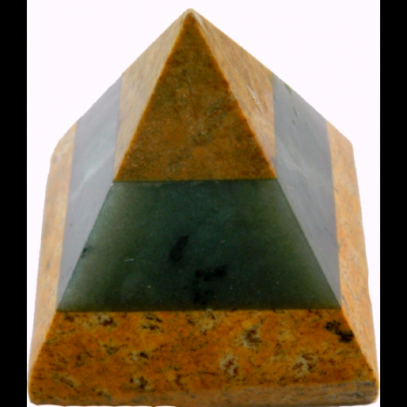 Pirâmide de Pedra Natural Quartzo Rosa