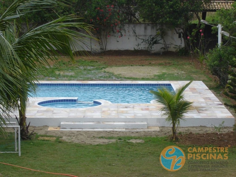 Piscina em Vinil com Borda