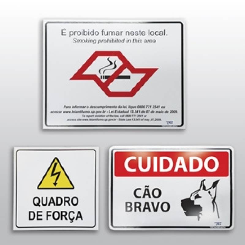 Placa de Sinalização Condomínio