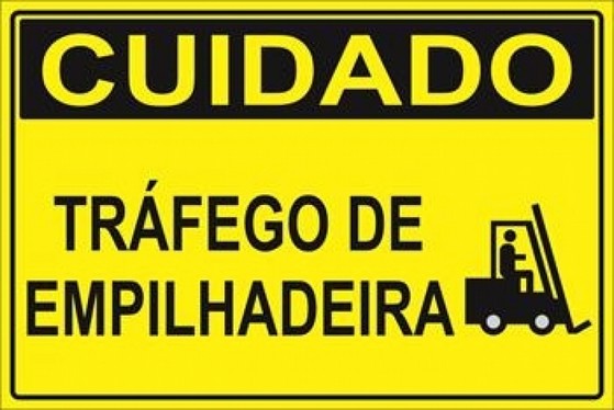 Placa de Sinalização de Emergência para Construção Civil