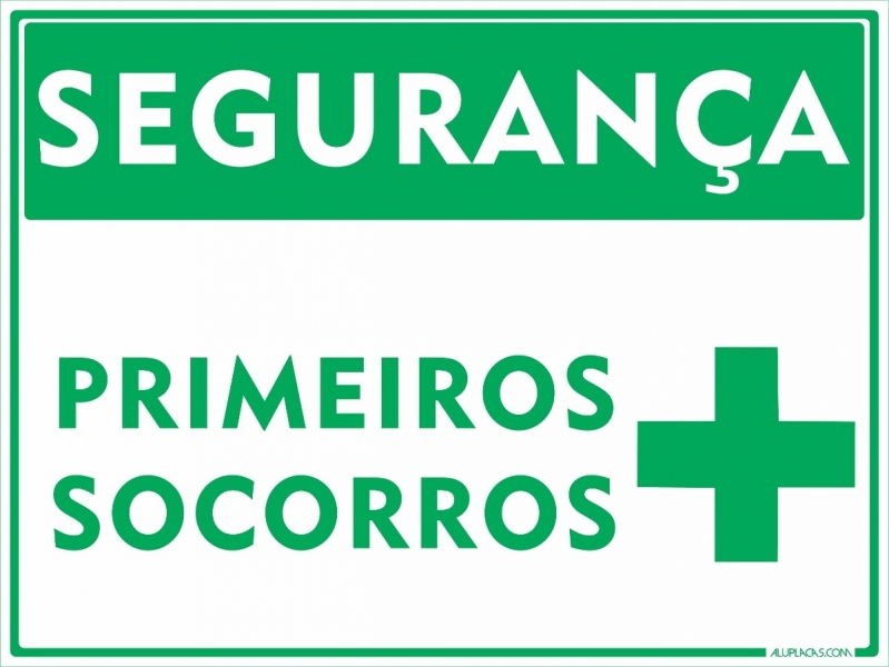 Placas de Sinalização Segurança do Trabalho