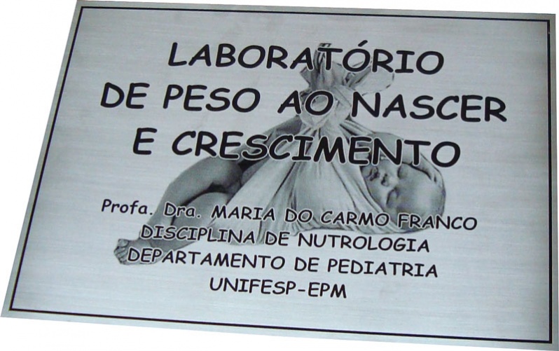 Placas Identificação de Salas