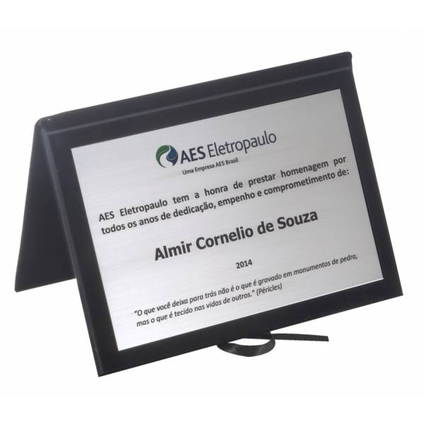 Placas para Homenagem