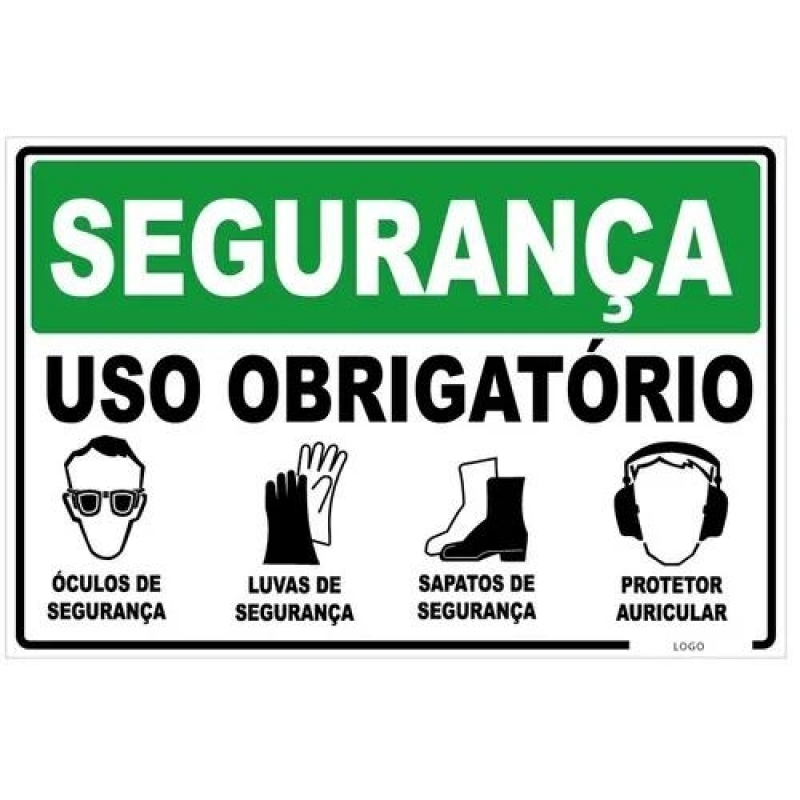 Placas para Segurança do Trabalho