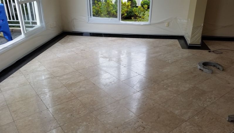 Polimento de Mármore Branco