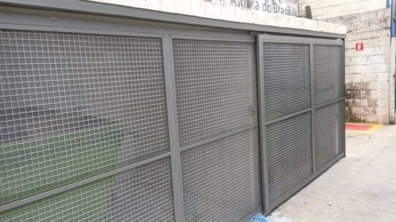 Porta Aço Automática