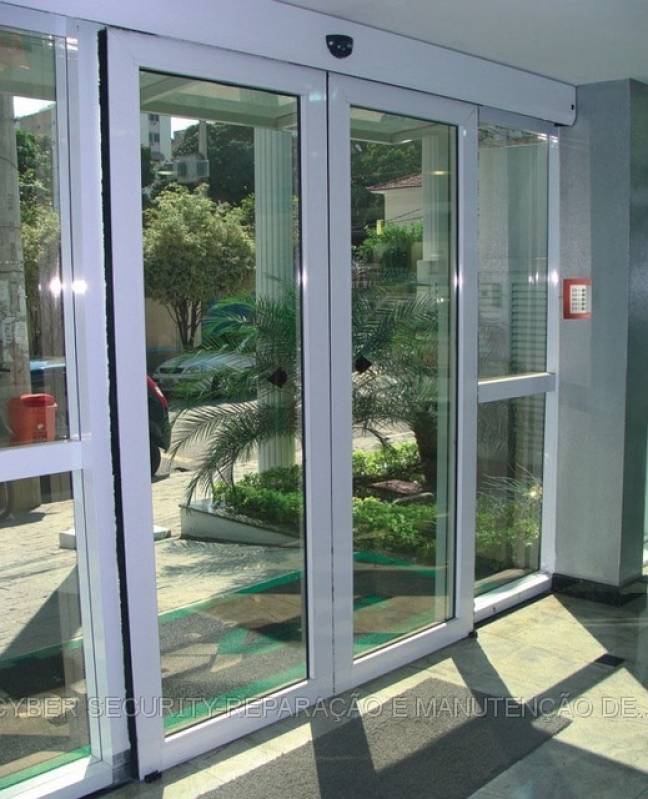 Porta de Vidro Automática sob Medida