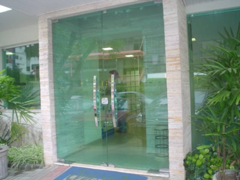 Porta de Vidro Deslizante Automática