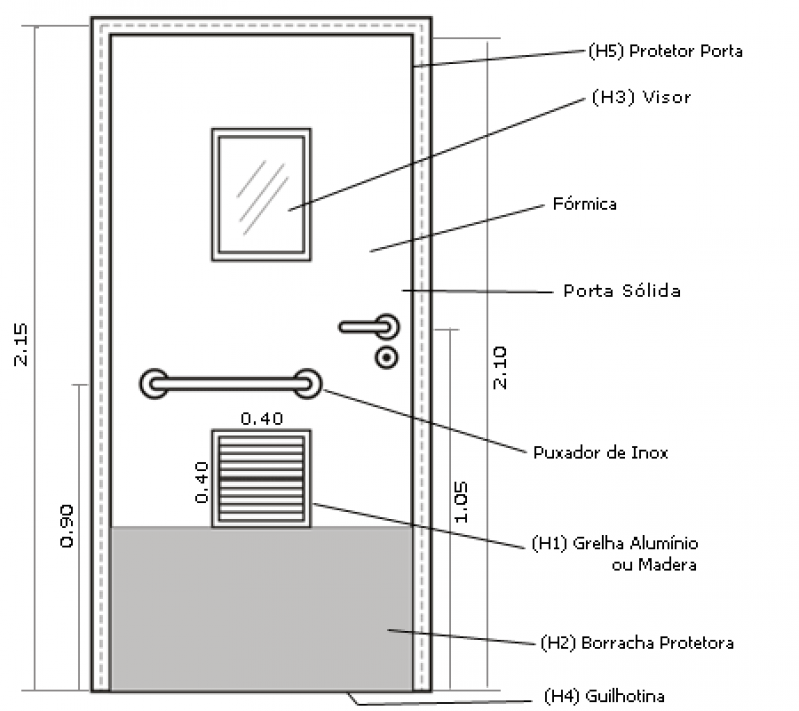 Porta para Cadeirante sob Medida