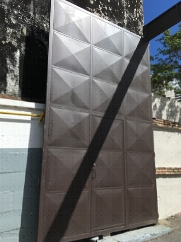 Portão Alumínio Pivotante