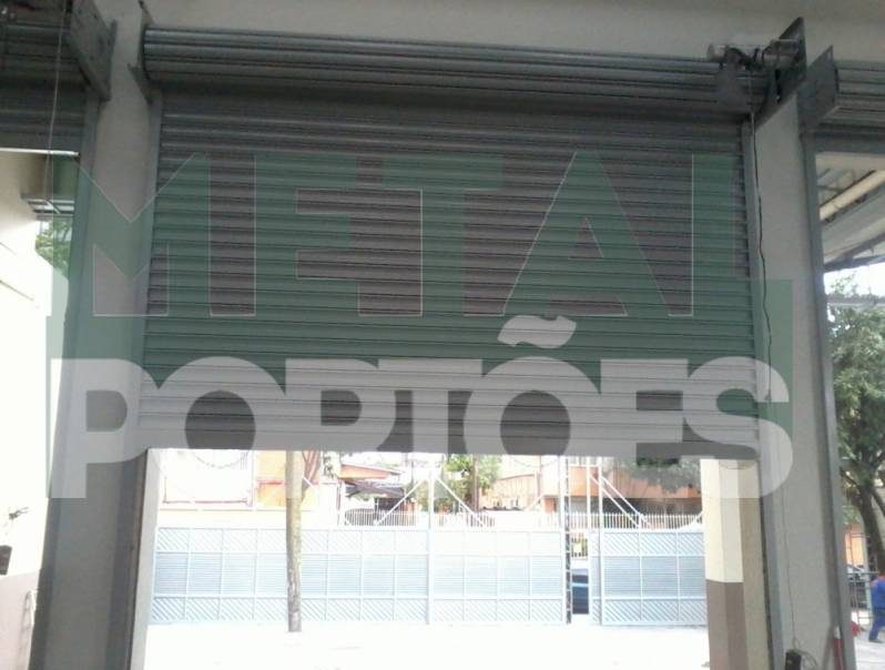 Portas de Enrolar com Pintura Eletrostática