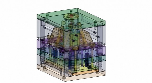 Projeto de Molde Plástico com Gaveta