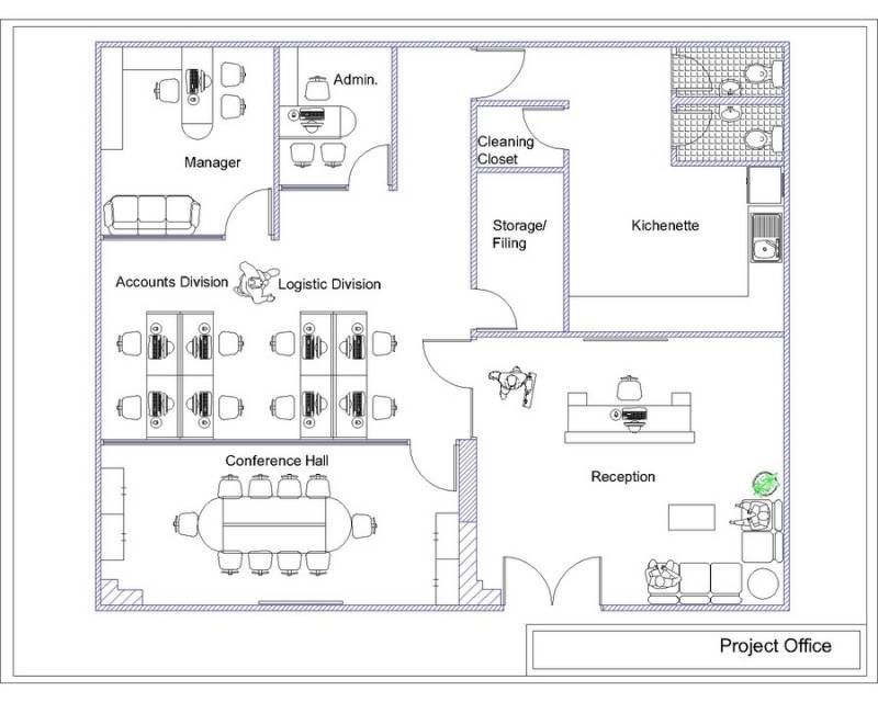 Projeto para Layout de Escritório