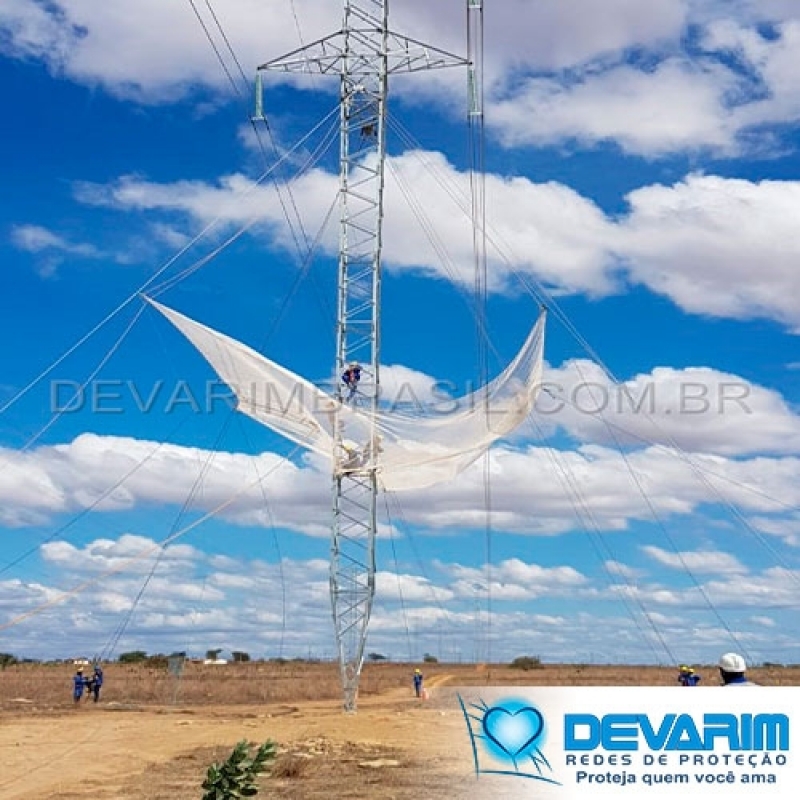 Rede contra Queda em Torre de Energia