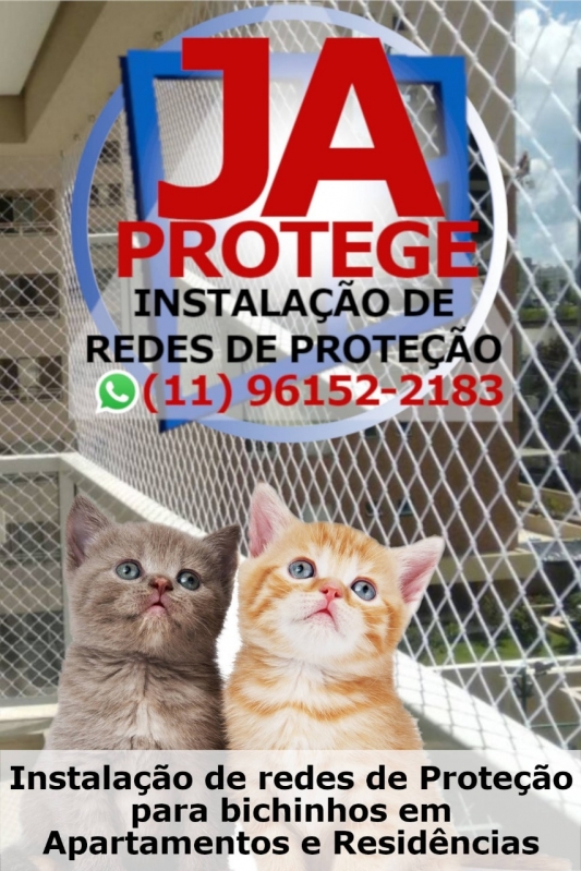 Rede de Proteção para Janelas Gatos
