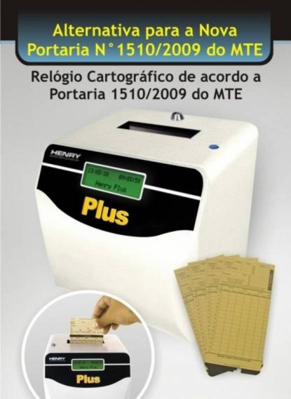 Relógio de Ponto para Locação